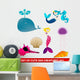 Mermaids Sea Creature Wall Decal