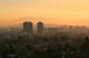 Smoggy Sunset Santiago Wall Decal