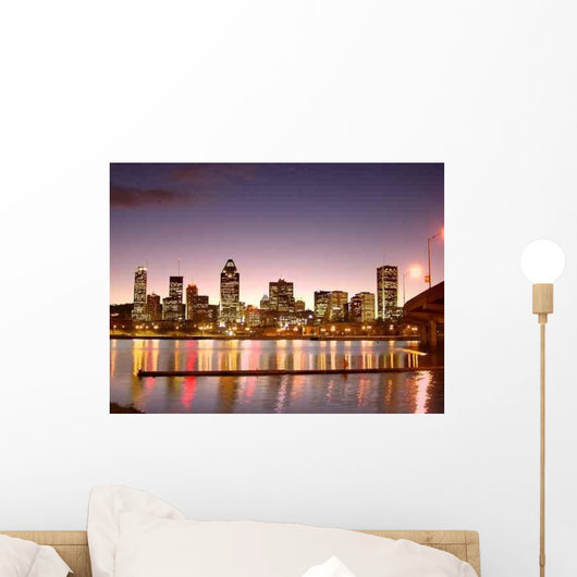 Montreal Nightlife Wall Decal