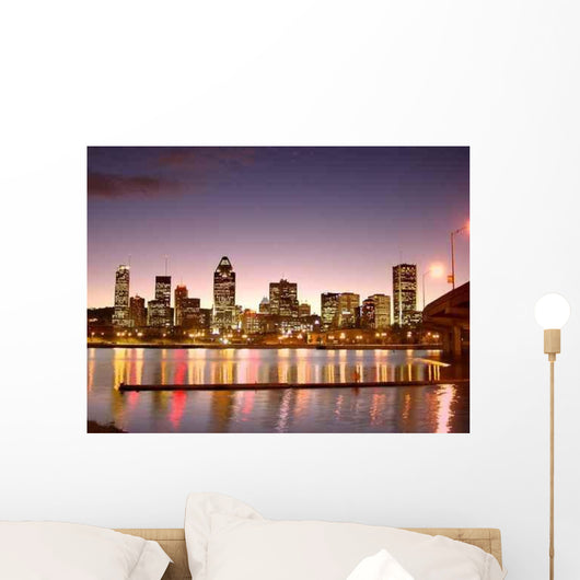 Montreal Nightlife Wall Decal