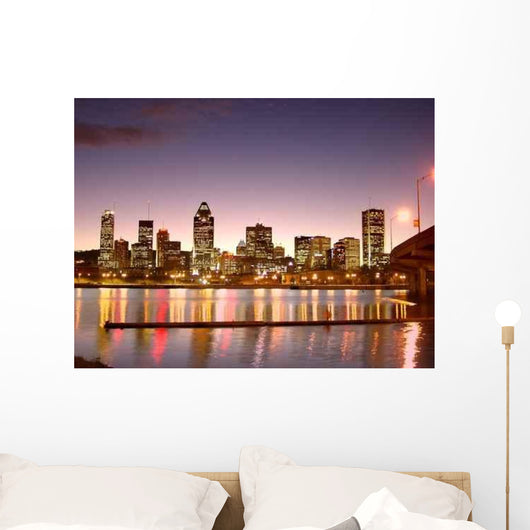 Montreal Nightlife Wall Decal