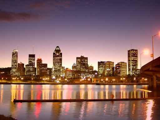 Montreal Nightlife Wall Decal