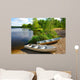 Small Boats on Shore Wall Mural