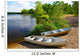 Small Boats on Shore Wall Mural