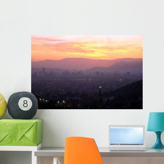 Sunset Santiago Wall Decal