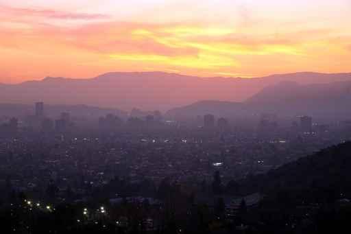 Sunset Santiago Wall Decal