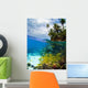 Tropical Diver and Snorkeler Wall Decal