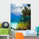 Tropical Diver and Snorkeler Wall Decal