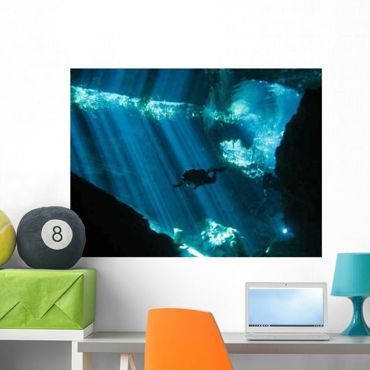 Sub Cenote Wall Decal