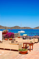 Chairs Sea Relaxation Area Wall Mural
