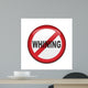 Chapa NO WHINING Wall Decal
