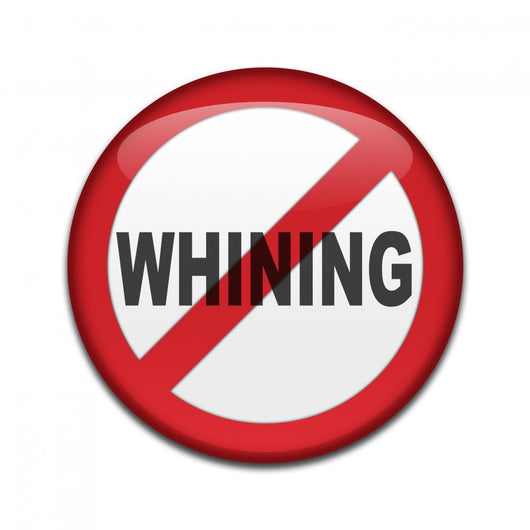 Chapa NO WHINING Wall Decal