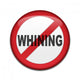 Chapa NO WHINING Wall Decal
