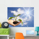 Plant in Hand Wall Mural