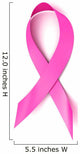 Breast Cancer Awareness Ribbon Wall Decal