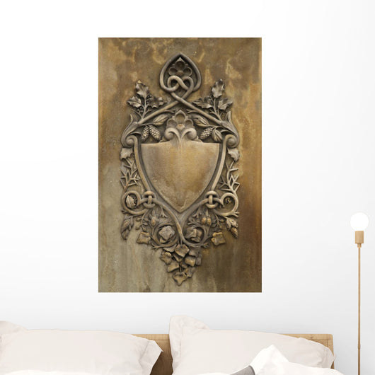 Stone Carved Shield