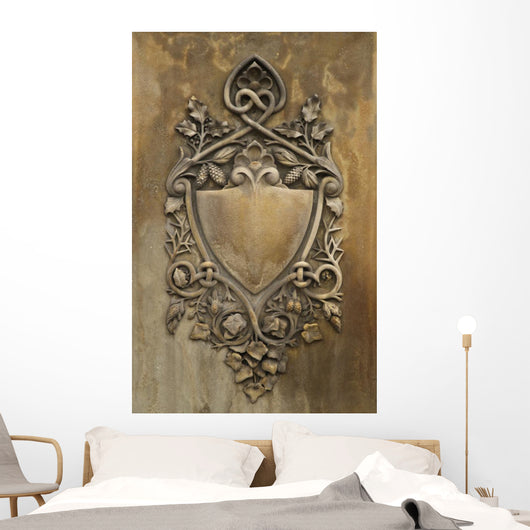 Stone Carved Shield