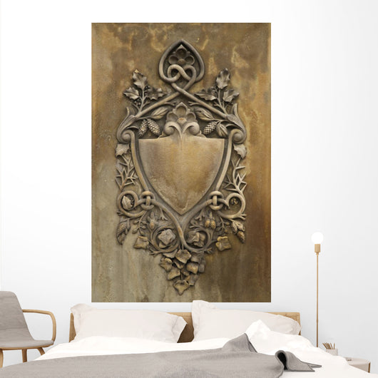 Stone Carved Shield