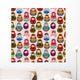 Russian babushka dolls Wall Mural