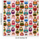 Russian babushka dolls Wall Mural