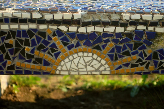 Sun Mosaic Wall Mural