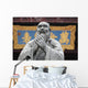 Statue of Confucius at Temple in Shanghai, China Wall Mural