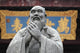 Statue of Confucius at Temple in Shanghai, China Wall Mural
