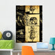 Leonardo's Da Vinci engineering &amp; Anatomy  drawing Wall Mural