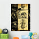 Leonardo's Da Vinci engineering &amp; Anatomy  drawing Wall Mural
