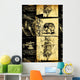 Leonardo's Da Vinci engineering &amp; Anatomy  drawing Wall Mural