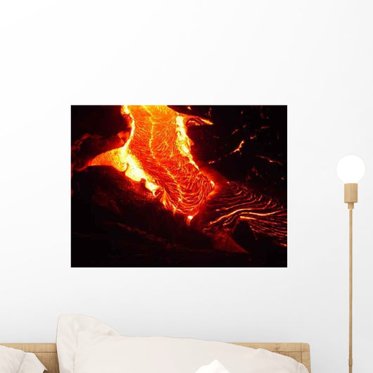 Pele Weaving Her Braids Wall Decal