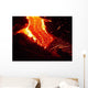 Pele Weaving Her Braids Wall Decal