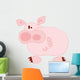 Funny Pig. Wall Decal