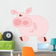 Funny Pig. Wall Decal