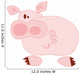 Funny Pig. Wall Decal