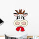 Dairy Cow Face. Wall Decal