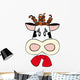 Dairy Cow Face. Wall Decal