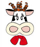 Dairy Cow Face. Wall Decal