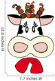 Dairy Cow Face. Wall Decal