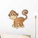 Cute small monkey Wall Decal
