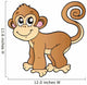 Cute small monkey Wall Decal