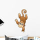 Funny Cute Monkey Wall Decal