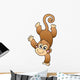 Funny Cute Monkey Wall Decal