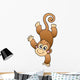 Funny Cute Monkey Wall Decal