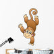 Funny Cute Monkey Wall Decal