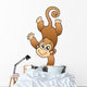 Funny Cute Monkey Wall Decal