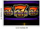 Bright Colorful Slot Machine Sign Wall Mural