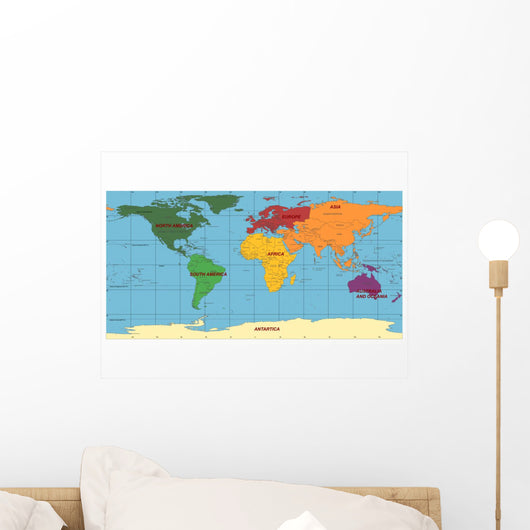 World Map with Names