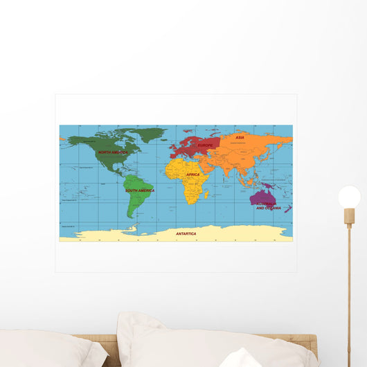 World Map with Names