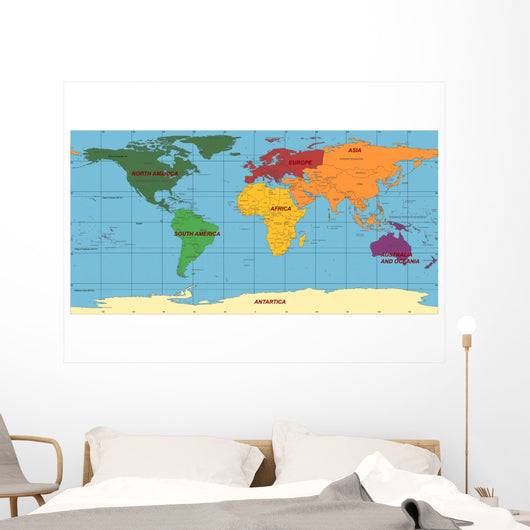 World Map with Names